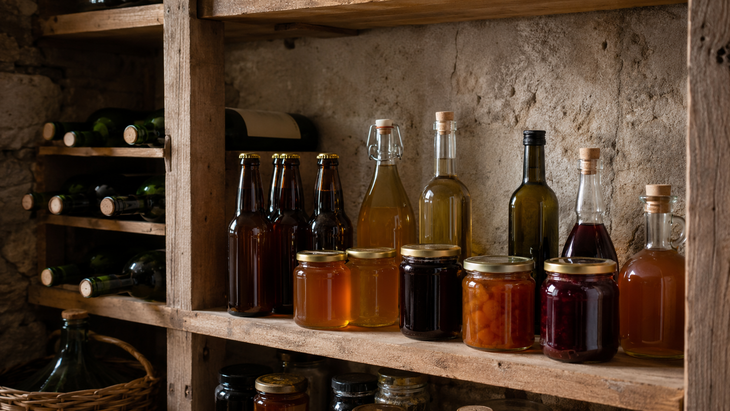 Comment stocker les bouteilles et les bocaux après le remplissage : guide pour le vin, la bière, le miel, les confitures et les conserves