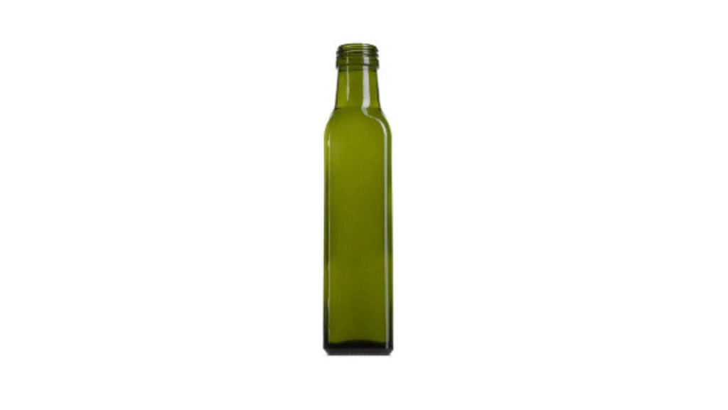 Botella de vidrio verde con tapón de rosca Marasca de 250 m Botella de vidrio verde con tapón de rosca Marasca de 250 m