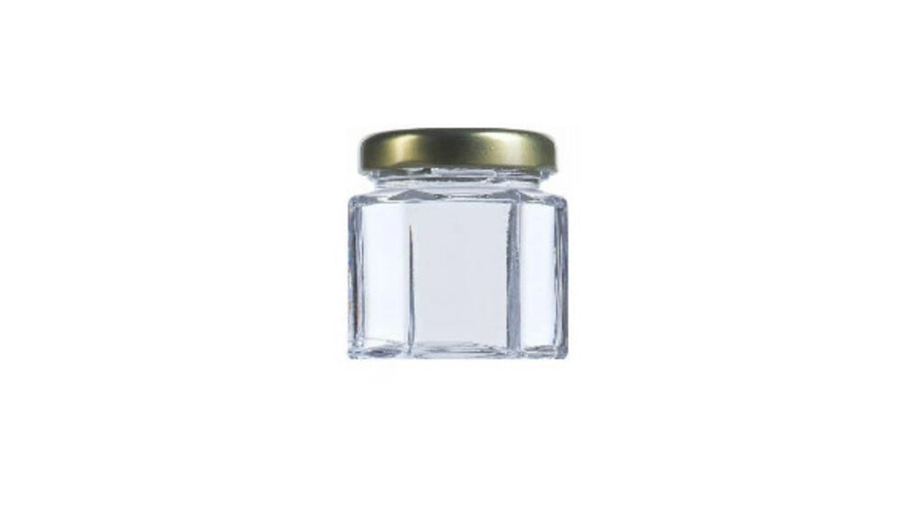 Frasco de vidrio Hexagonal 47ml TO43 Frasco de vidrio Hexagonal 47ml TO43