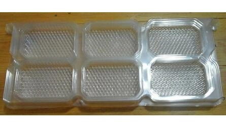 Cuadro de plástico con 12 secciones de panal de miel y 1/2 a