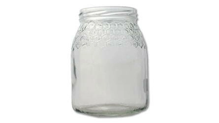 Frasco de vidro Mel c/favos 1kg TO77