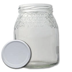 Frasco de vidro Mel c/favos 1kg TO77