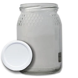 Frasku di vidru Mel c/favos 1/2kg TO66