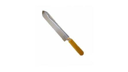 Cuchillo de acero inoxidable para desopercular con doble fil