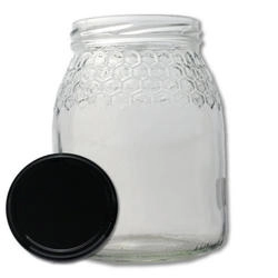  Vase en verre Mel c/favos 1kg TO77