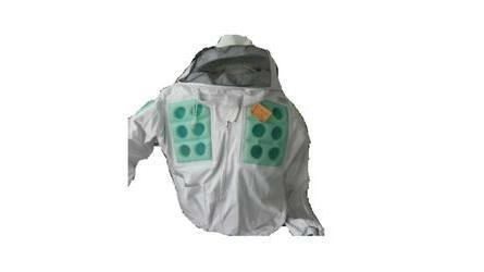 Veste verte ventilée de l'apiculteur en double tissu MAC