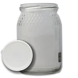 Glass vase Mel c/favos 1/2kg TO66