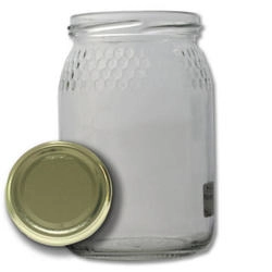 Glass vase Mel c/favos 1/2kg TO66