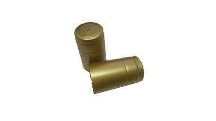 Sello retráctil de PVC dorado para botella de vino  30x50