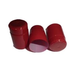 Red mini PVC shrink seal with top