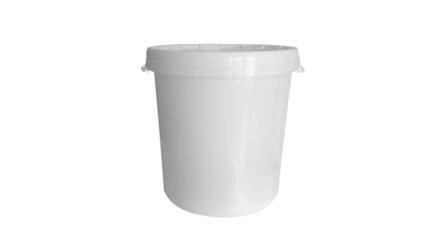 Cubo de plástico de 32 litros con tapa hermética