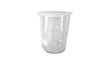 Vaso de vidrio de forma baja con capacidad para 600ml